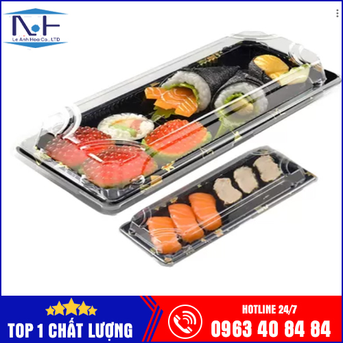 Hộp sushi chữ nhật