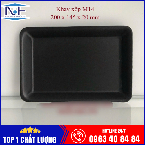Khay Xốp Đen M14