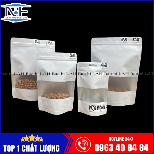 Túi Zipper Đáy Đứng
